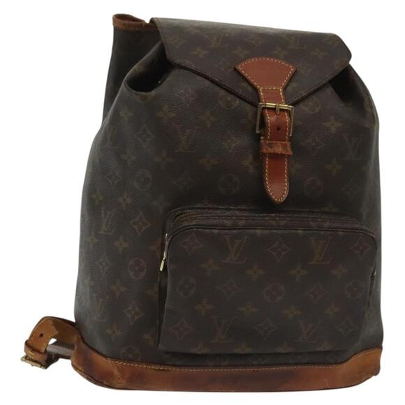 LOUIS VUITTON Monogram Montsouris GM Backpack M51135 - Picture 1 of 13